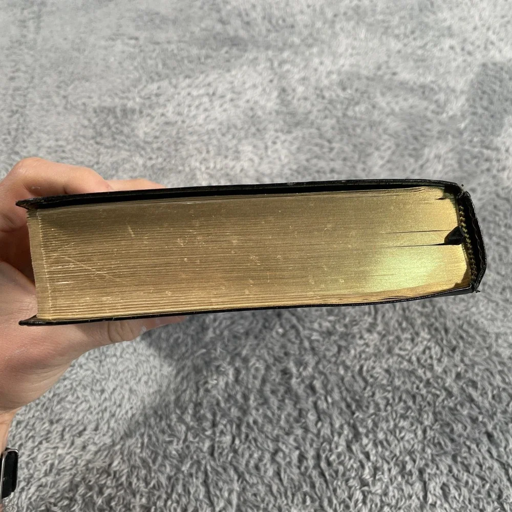The Experiencing God Study Bible NKJV Broadman & Holman Black Genuine Leather VG